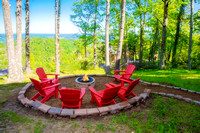 Timber Tops - Timber Lodge - Firepit - Aerial